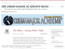 Tablet Screenshot of dmablog.drummajor.org