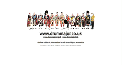 Desktop Screenshot of drummajor.co.uk