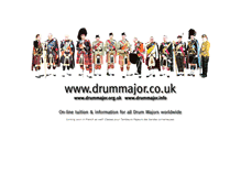 Tablet Screenshot of drummajor.co.uk